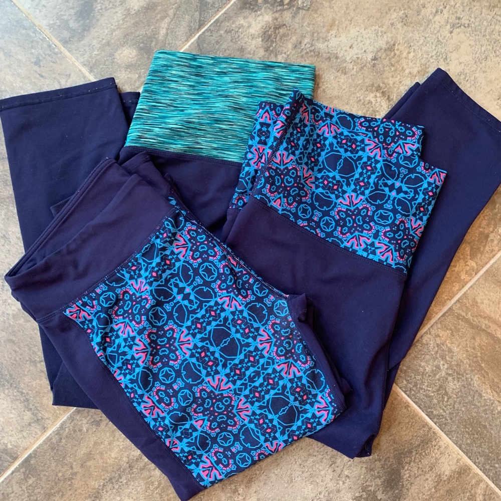 Fabletics set of size large leggings